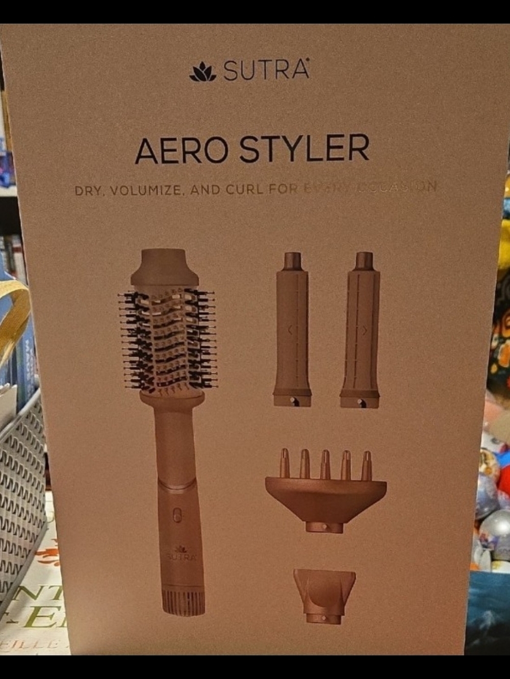 Sutra Aero Styler Hot Air Brush in Rose Gold